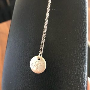 Tiffany and Co. “K” necklace
